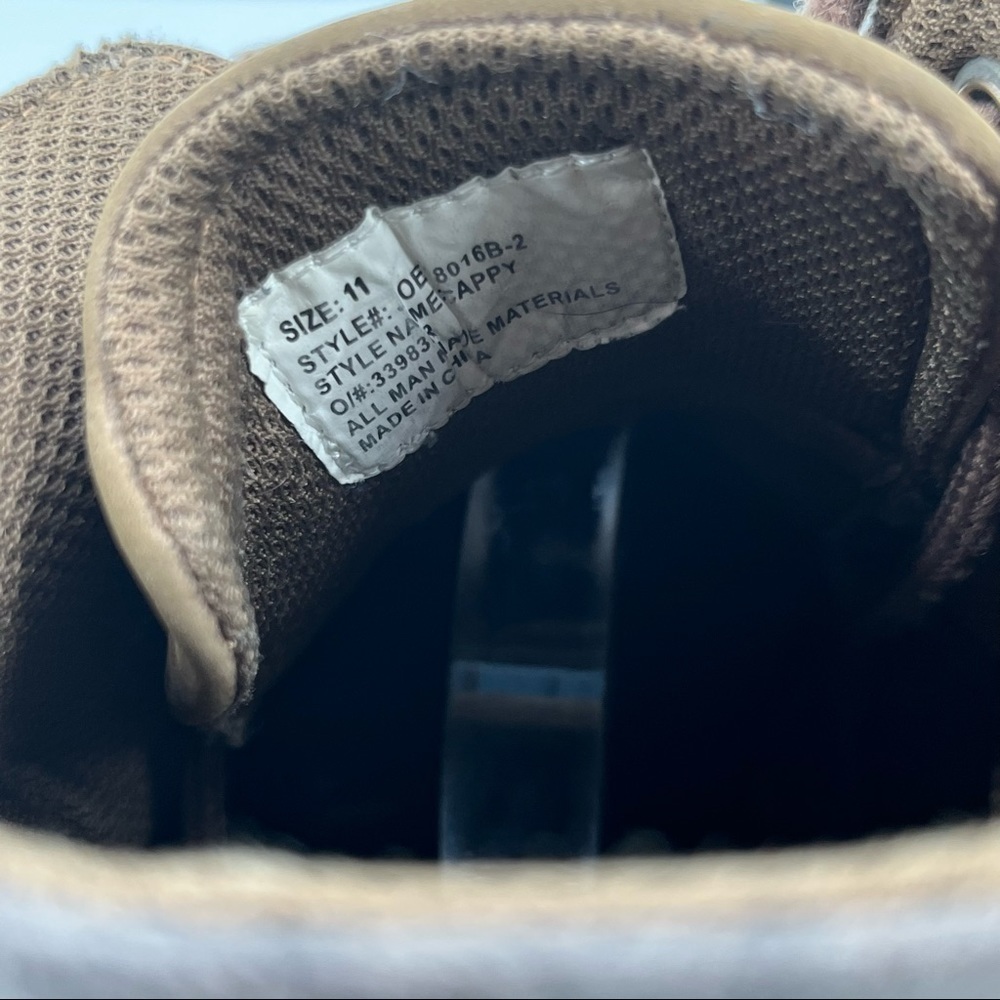 JOE’S Jeans Men’s Brown Leather Cappy Lace up boots size: 11 - Picture 6 of 7